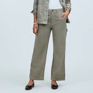 Madewell x MN Dye Studio Perfect Vintage Wide-Leg Carpenter Jean NP135 Sz31 $188